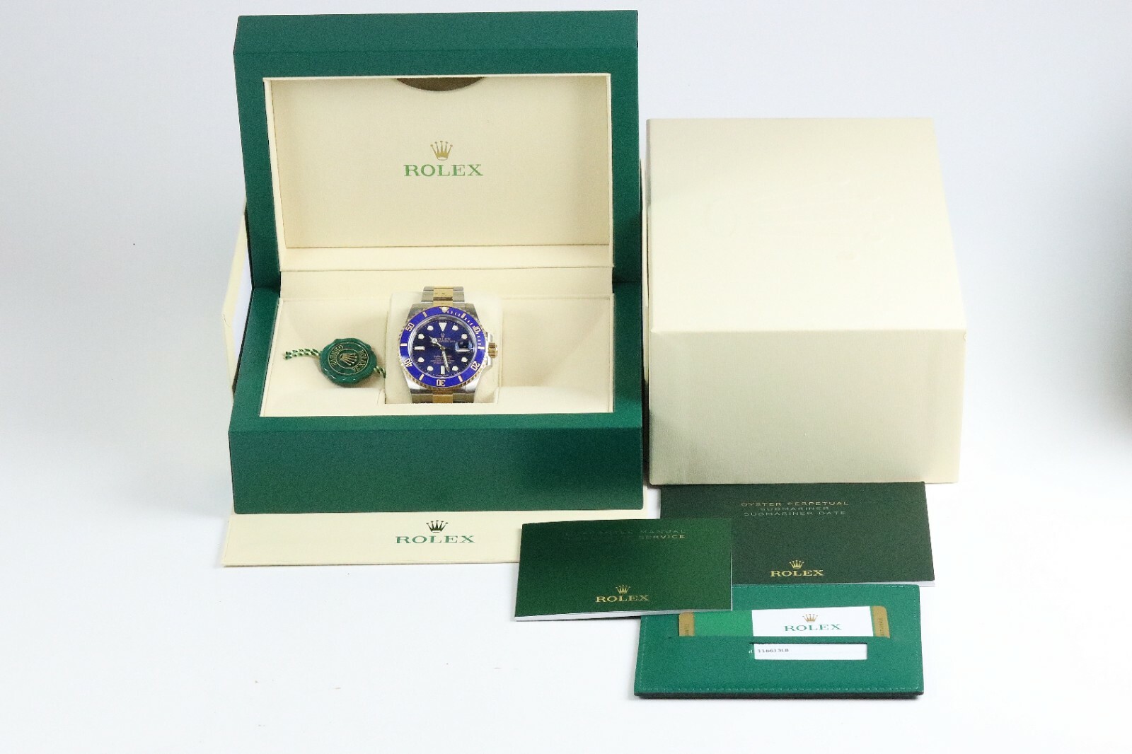 Bild 8 - Rolex Submariner Date Stahl/Gold Blau Keramik 116613LB LC100 Dif22305 AVS18010 X