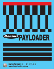 Centuri Payloader II Decal Set