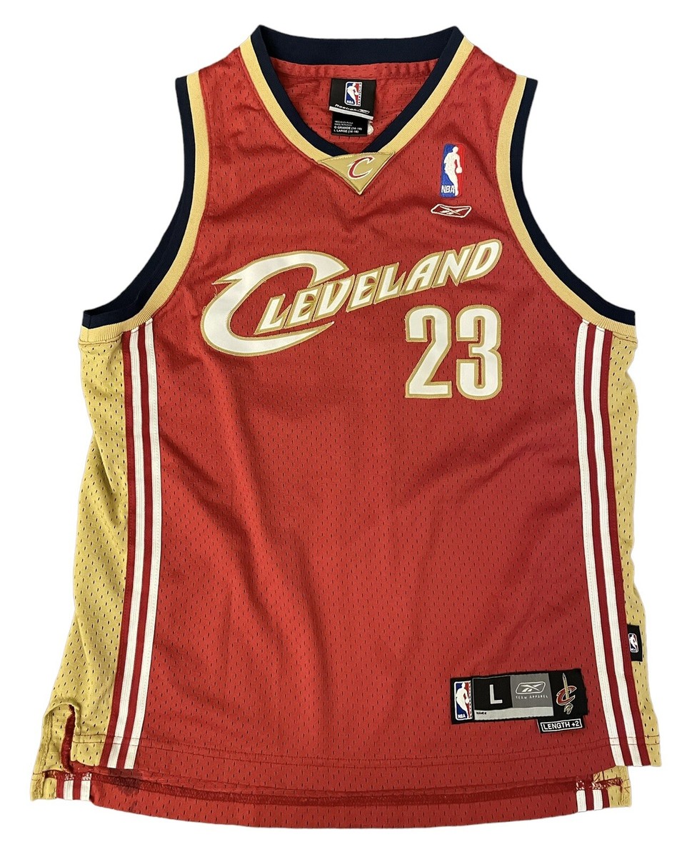Lebron James NBA Cleveland Cavaliers Cavs Reebok Authentic Jersey