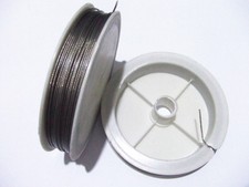 18mt /rotolo  filo in acciaio rivestito di Nylon 0.8mm x bracciale,collana 