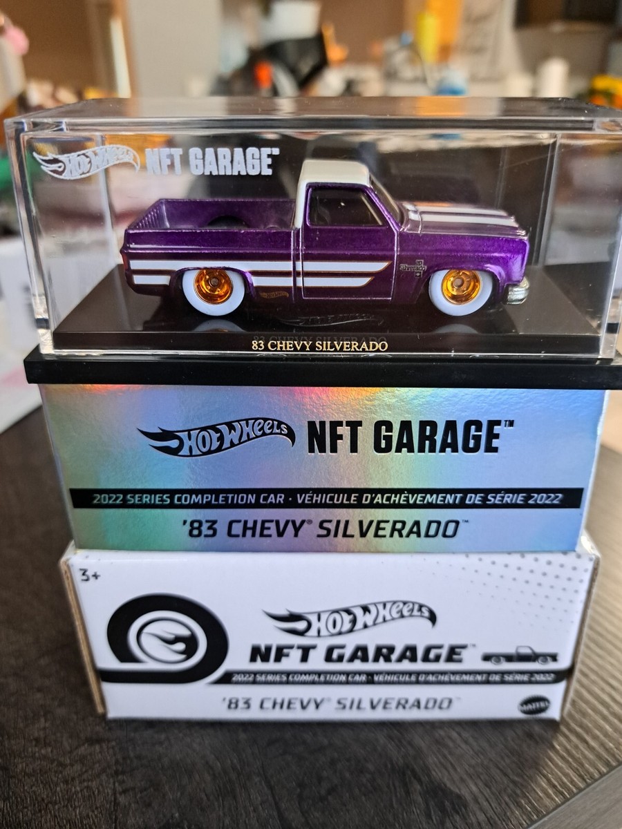 ホットウィール 83 シボレー シルバラード NFT Hot Wheels NFTGARAGE 83 Chevy Silverado 2022 Reward Only