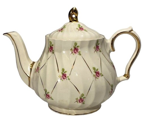 Burleigh Pink Victorian Chintz Canister | eBay