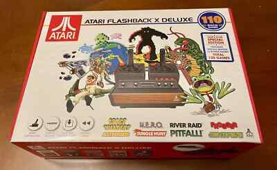 Atari Flashback X HDMI Retro Console 110 Built-in Games 2 Controllers AtGames