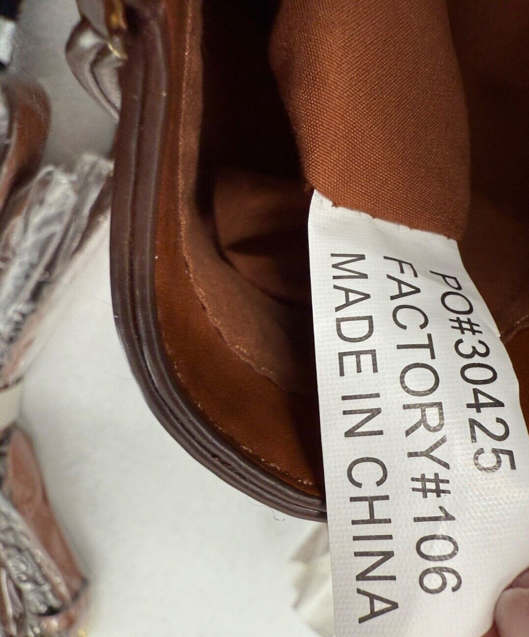 Adrienne Vittadini Signature Collection Double Handle Satchel Crossbody Beige