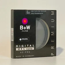 B + W 86mm High Transmission Kaesemann Circular Polarizer 