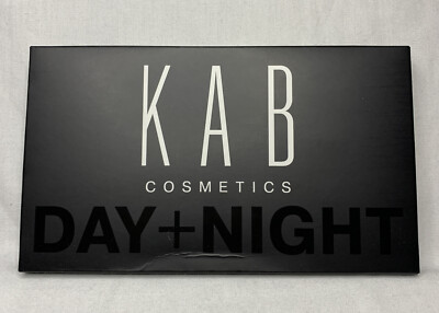 KAB Cosmetics DAY+NIGHT Eyeshadow Palette 18 Shades  NIB