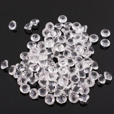 Vtg Crystal Color Rhinestone Czech Germany Pointed Back Unfoiled SS33 7mm 24pc