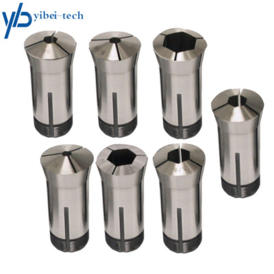 7PC 5C Hex. Collet Set 1/4, 5/16, 3/8, 1/2, 5/8, 3/4, 7/8  inch