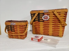Longaberger Baskets, 25th Anniversary Magazine Flag, Small Flag, 1993 Inaugural