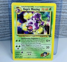 Koga's Weezing 50/132 Gym Challenge Uncommon Pokemon Card on eBay