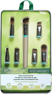 EcoTools austauschbares Total Renewal Augen Make-up Pinsel Kit - Geschenkpackung