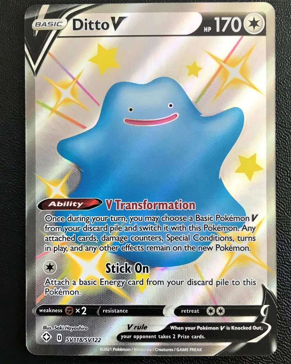 Pokemon Shining Fates Ditto V #50