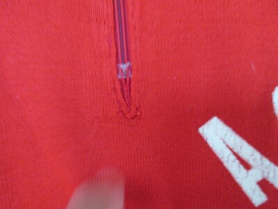 Maillot cycliste ASPTT AMIENS rouge vintage shirt années 70