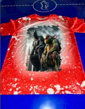 Batman And Raphael ( Ninja Turtle )  Shirt And Socks
