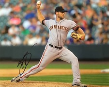 PROOF! HUNTER STRICKLAND Signed Autographed 8x10 Photo San Francisco Giants