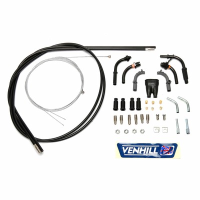 Venhill Replacement Universal 1.35m Twin Push/Pull Motorcycle Throttle