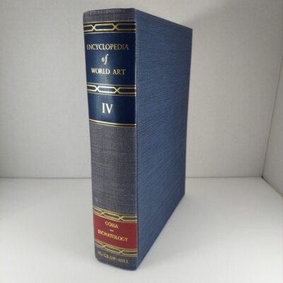 Encyclopedia Of World Art Volume IV Cossa, Eschatology 1961 Illustrated HC 