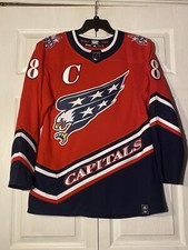 Authentic Alexander Ovenchkin Washington Capitals Reverse Retro Jersey Mens: 42