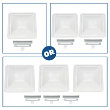 1/2/3PCS NEW Roof Vent Cover For RV Camper Cargo Trailer Replacement 14" x 14"