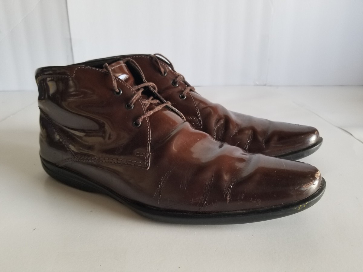 Tod’s Brown Leather Lace Up Chukka Boots Dress Casual Work Office 9 8 Italy Tod main image 2