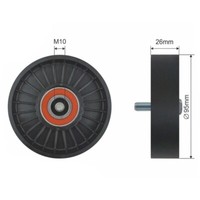 NTY Umlenk-/FüHrungsrolle Keilrippenriemen FüR Hyundai I30 FD 1.4 1.6 GD KIA