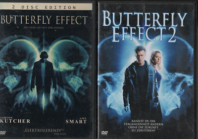 Butterfly Effect 1 & 2 - Ashton Kutcher, Amy Smart, Erica Durance - DVD