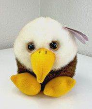 Baldwin The Eagle Puffkins Bean Bag Plush, 1998 Vintage Bird 4 Inches Small