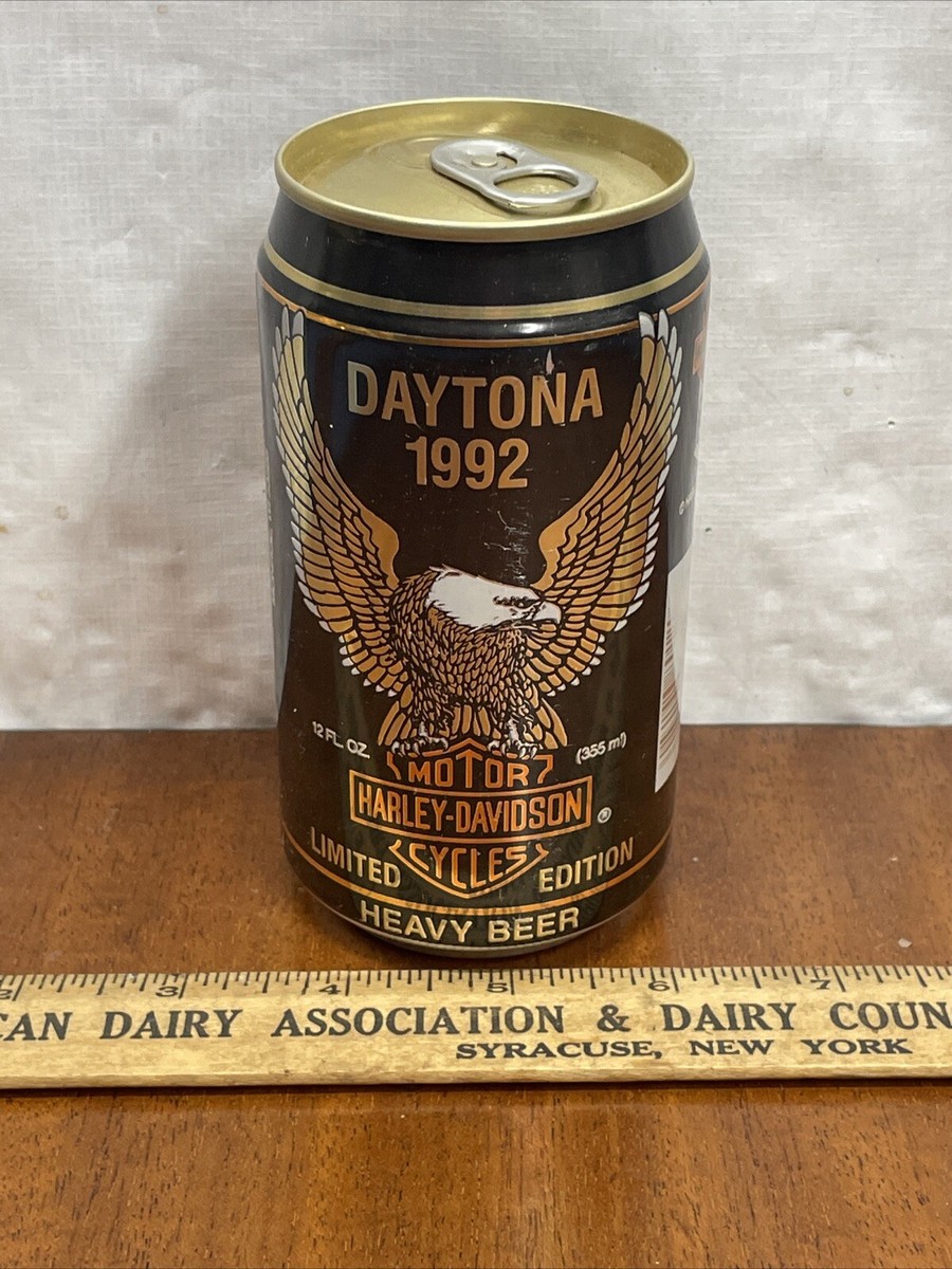 Harley Davidson Motorcycles Daytona 1992 Beer Can | eBay