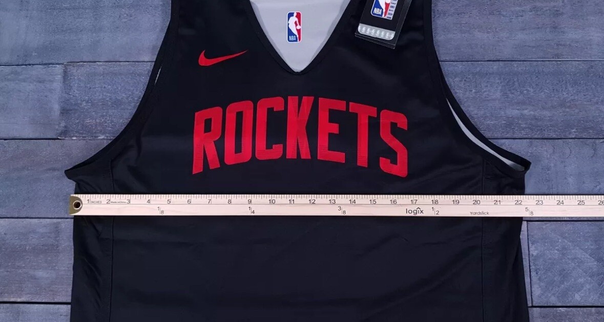 New L Nike Houston Rockets Team Issue Reversible Practice Jersey