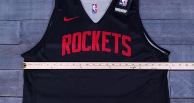 New L Nike Houston Rockets Team Issue Reversible Practice Jersey