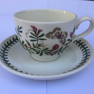 Portmeirion Botanic Garden Tea Cup Saucer Vicia Satvia Common