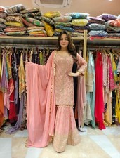 Readymade Pakistani Eid Salwar Kameez Indian Wedding Festival Stitched Dress New