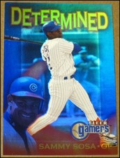 2000 Fleer Gamers Determined Sammy Sosa Insert Card #8D Chicago Cubs NRMT / MINT