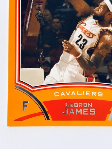 2008-09 Bowman Basketball Orange parallel LeBron James - Picture 5 of 7