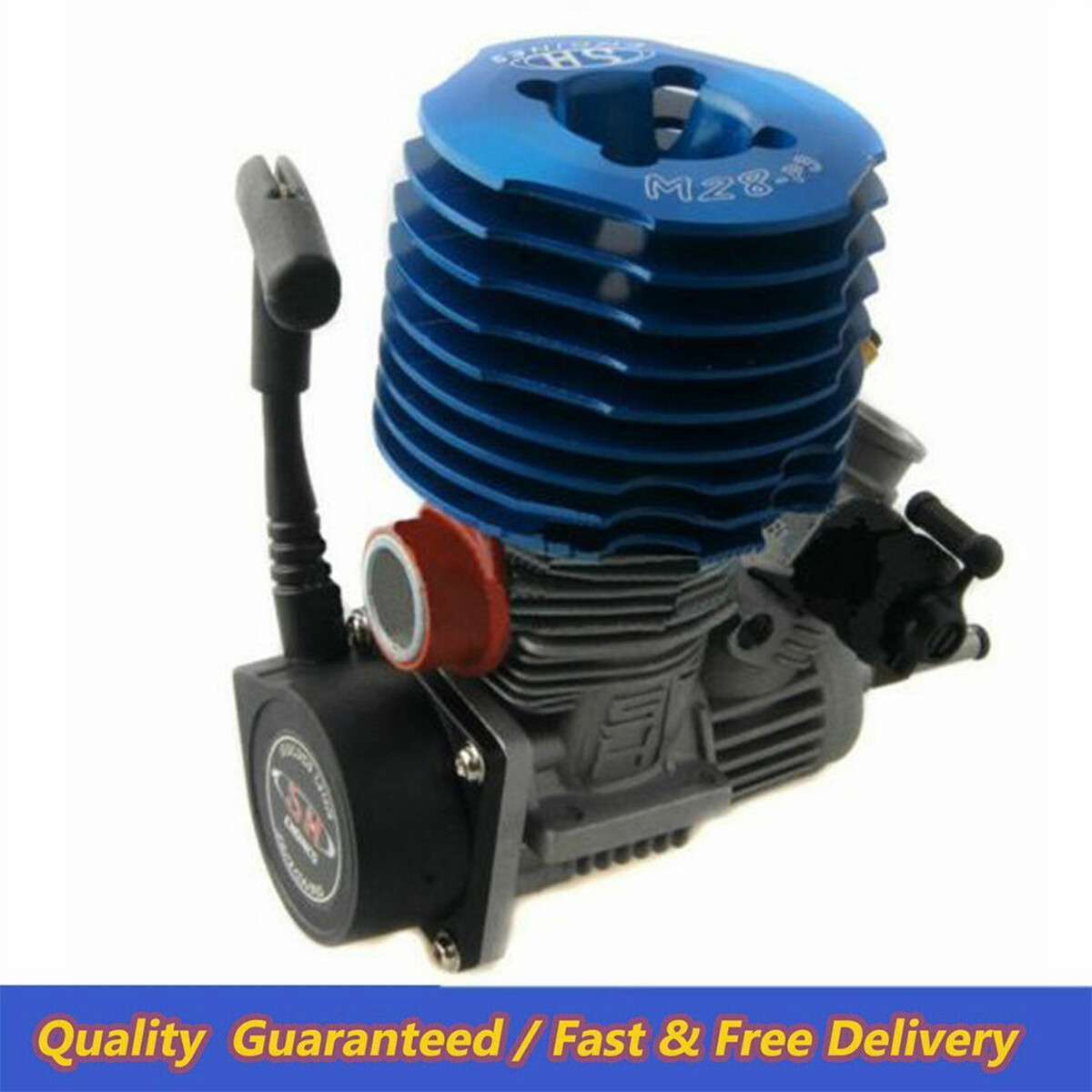 SH28 M28-P3 Nitro Hand Pull Start Engine For 1/8 Buggy inferno land  jump