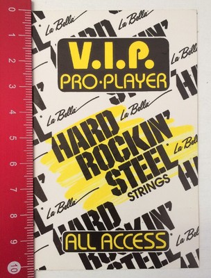 Aufkleber/Sticker: V.I.P. Pro Player - Hard Rockin Steel Strings (05031699)