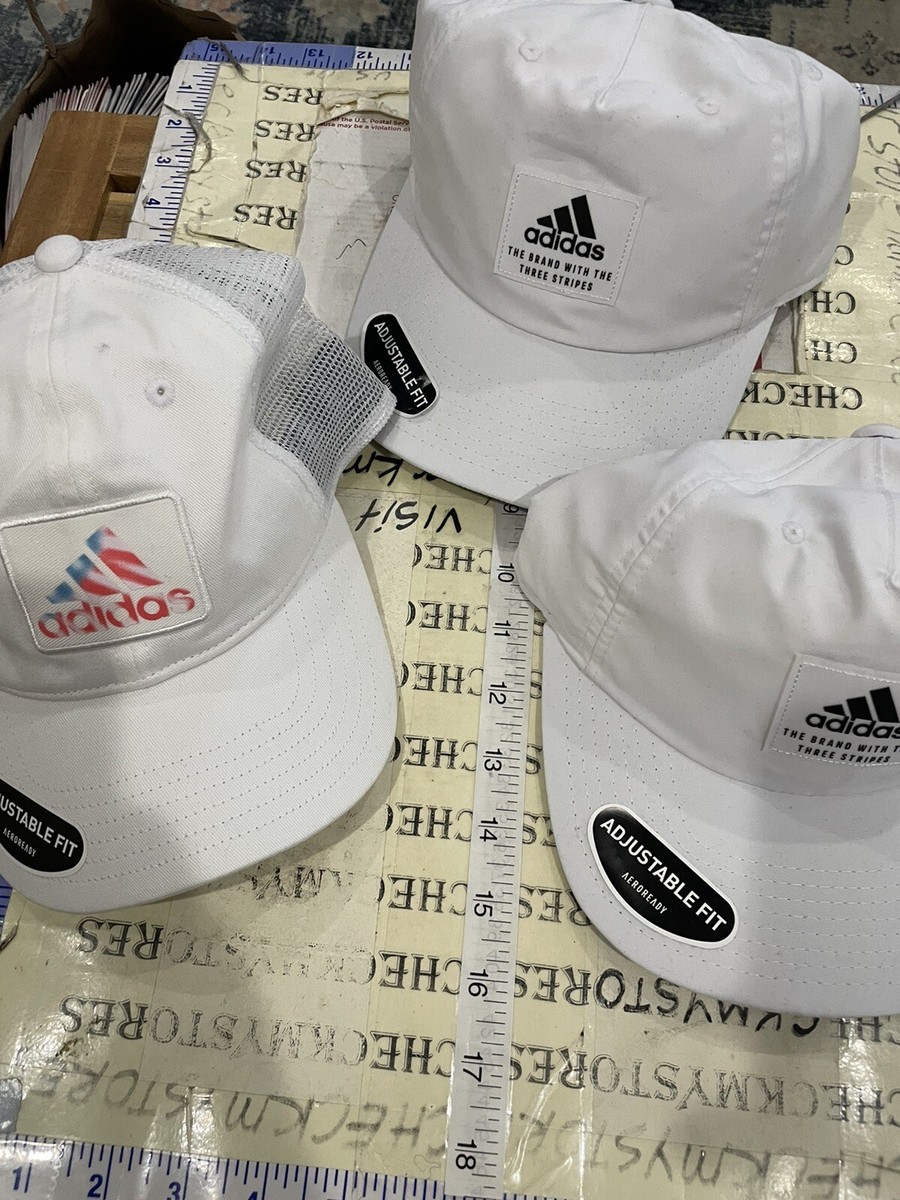 3X ADIDAS Adjustable Hat (1X AMERICANA MESH SNAPBACK TRUCKER &2X