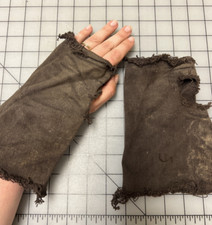 18th Century era Rough Fingerless Mitts out of Scraps, "Turn" TV Costume 117