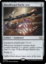 1x Bloodforged Battle-axe - Commander March Of The Machine Near Mint - Mtg 1x Bloodforged Battle-axe - Commander March Of The Machine Near Mint - Mtg