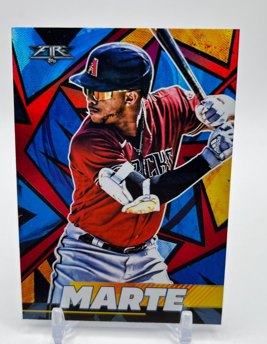 2021 Topps Fire Ketel Marte #4 Flame