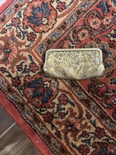 Small Gold Mesh Coin Purse