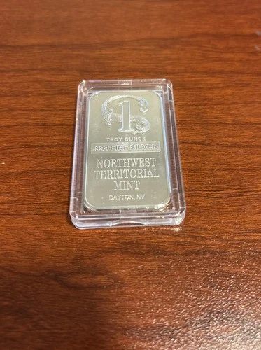 Northwest Territorial Mint - 1 Troy oz Pure .999 Fine Silver Bar In Capsule