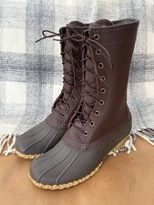 LL BEAN  MAINE Hunting 10" GORE-TEX / Insulated Boots 8 W 279 MSRP MADE IN USA
