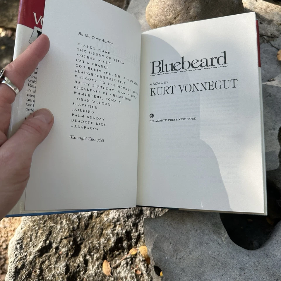 Bluebeard Курт Воннегут первое торговое издание первый принт в твердом переплете с пылезащитной курткой - Изображение 4 из 4