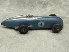 Early Vintage Dinky Toys No.23a Racing Car In Blue Unboxed