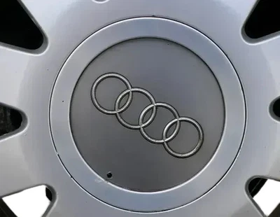 4x Audi A4 A6 4B Alufelge Deckel Abdeckung Radkappe 4B0601165J Nabendeckel Kappe - Bild 1 von 4