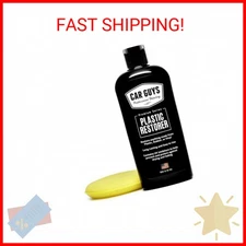 CAR GUYS Plastic Restorer | Bring Plastic, Rubber, and Vinyl Back to Life! | Use