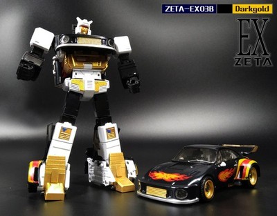 Transformers Zeta-EX03B Zeta Toys Darkgold MP Stepper/Ricochet MIB USA