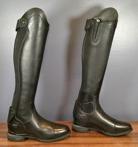 Mens ARIAT Devon Tall Black Leather Riding Equestrian Boot 8 D ~ Excellent
