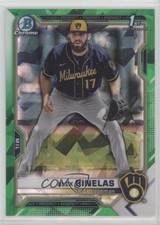 2021 Bowman Chrome Draft Sapphire Edition Green 32/50 Alex Binelas #BDC-79 10lg